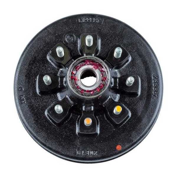 Lippert 12IN BRAKE HUB ASSEMBLY 8-6.5 BC; 9/16IN STUD; 7000LB (RETAIL BOX) 814204